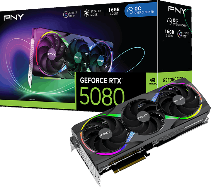 PNY GeForce RTX 5080 16GB ARGB OC