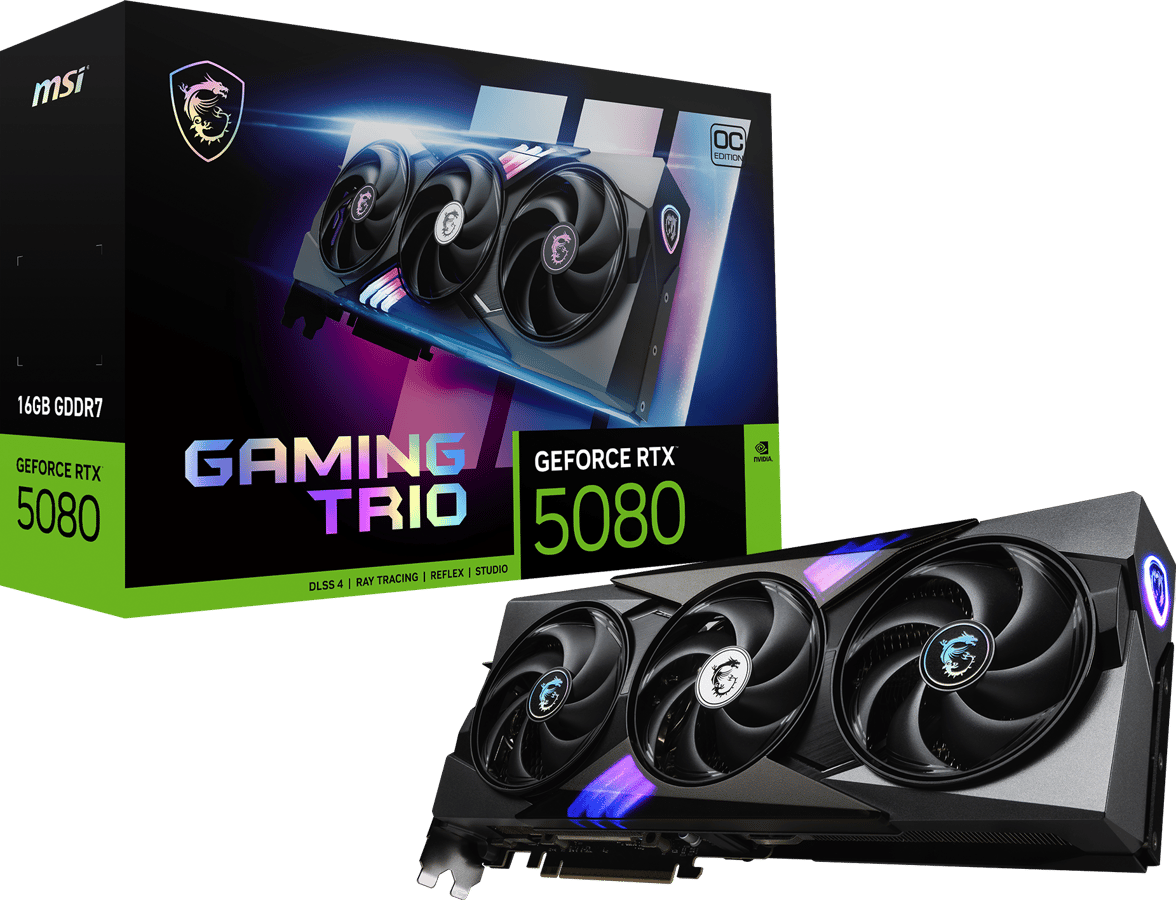 MSI GeForce RTX 5080 16GB Gaming Trio OC