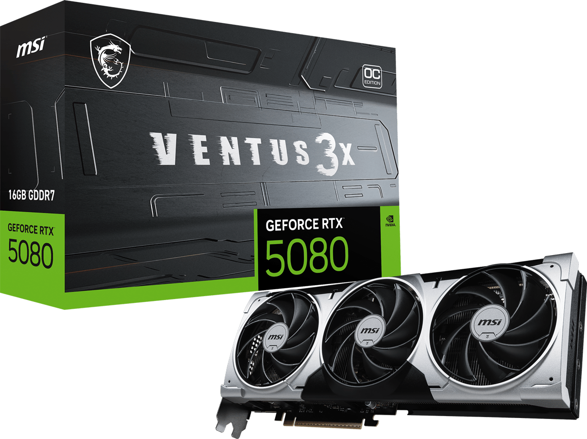 MSI GeForce RTX 5080 16GB Ventus 3X OC Plus