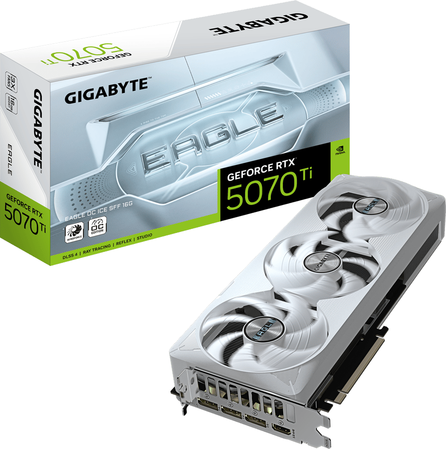 Gigabyte GeForce RTX 5070 Ti 16GB Eagle OC Ice SFF