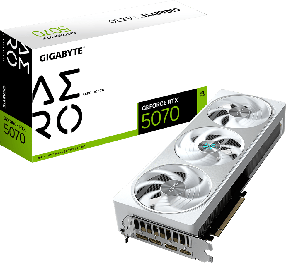 Gigabyte GeForce RTX 5070 12GB Aero OC