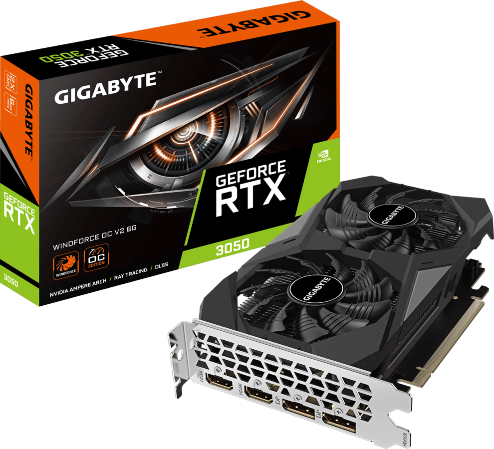 Gigabyte GeForce RTX 3050 6GB Windforce OC V2