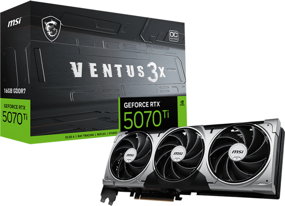 MSI GeForce RTX 5070 Ti 16GB Ventus 3X OC