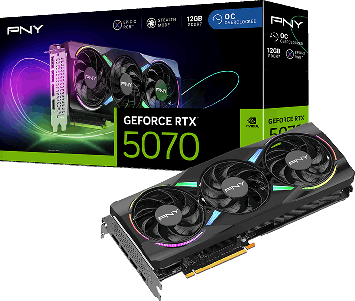 PNY GeForce RTX 5070 12GB ARGB OC