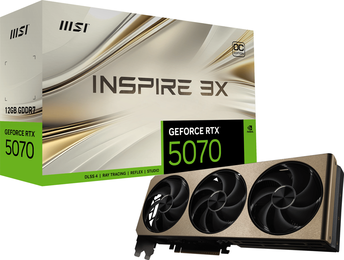 MSI GeForce RTX 5070 12GB Inspire 3X OC