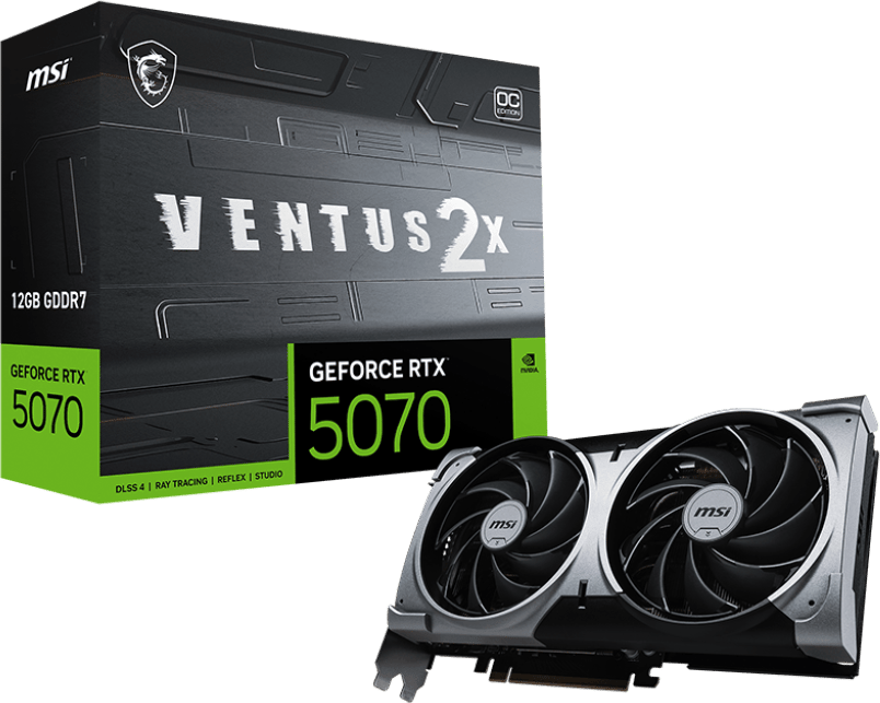 MSI GeForce RTX 5070 12GB Ventus 2X OC
