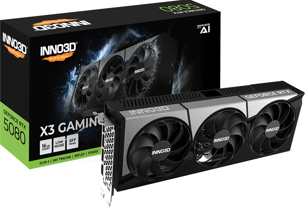 INNO3D GeForce RTX 5080 16GB X3 Gaming OC