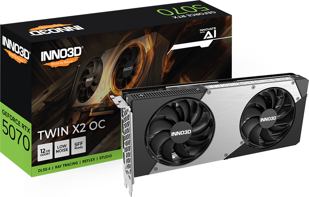 INNO3D GeForce RTX 5070 12GB Twin X2 OC