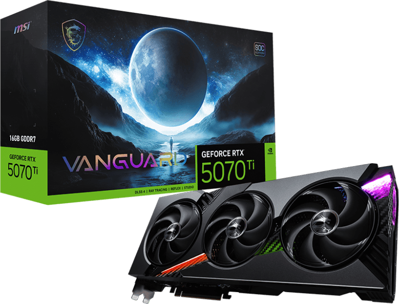 MSI GeForce RTX 5070 Ti 16GB Vanguard SOC