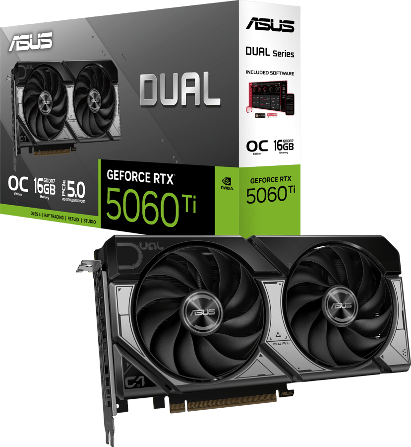 GeForce RTX 5060 Ti 16GB Dual OC