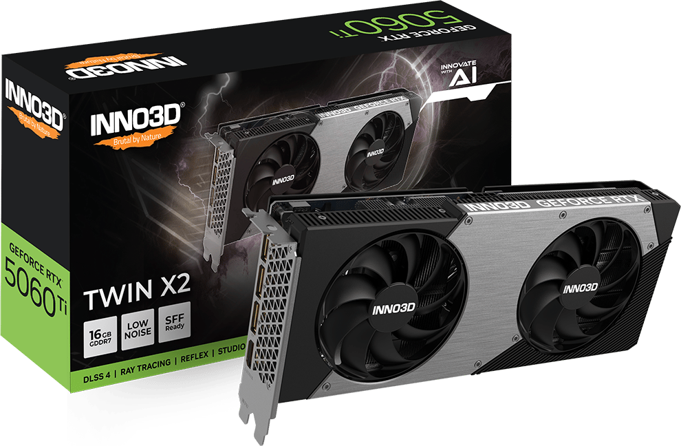 INNO3D GeForce RTX 5060 Ti 16GB Twin X2