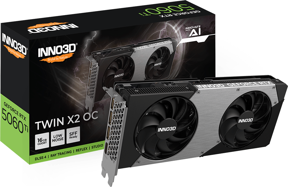 INNO3D GeForce RTX 5060 Ti 16GB Twin X2 OC