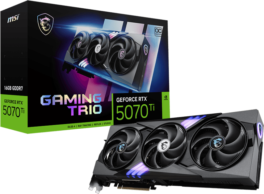 MSI GeForce RTX 5070 Ti 16GB Gaming Trio OC