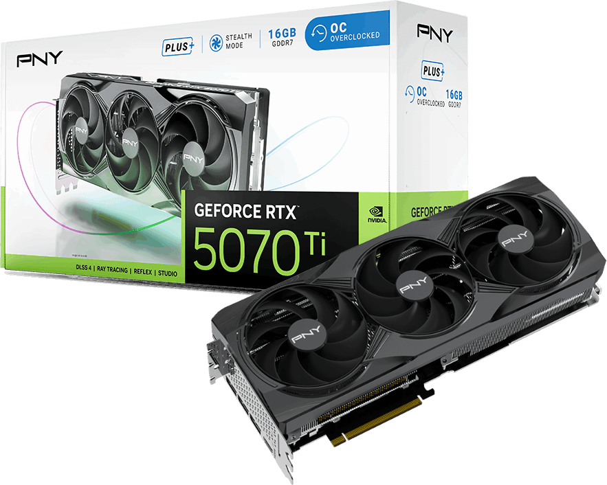 PNY GeForce RTX 5070 Ti 16GB OC Plus