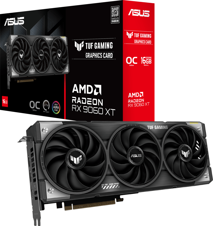 ASUS Radeon RX 9060 XT 16GB TUF Gaming OC