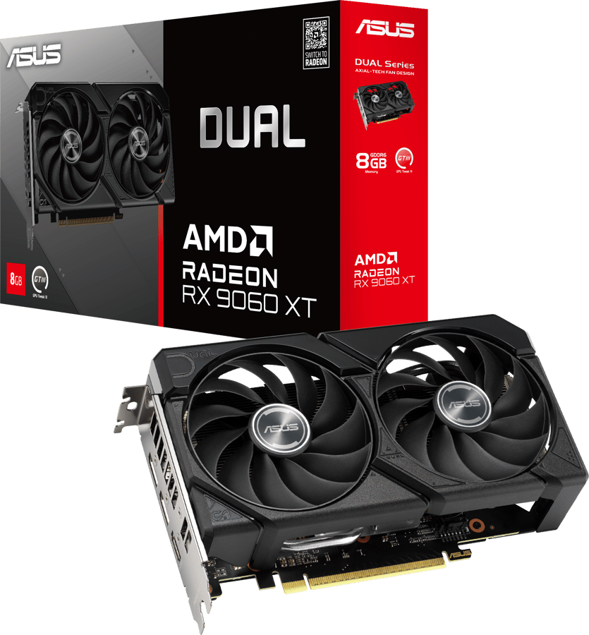 ASUS Radeon RX 9060 XT 8GB Dual