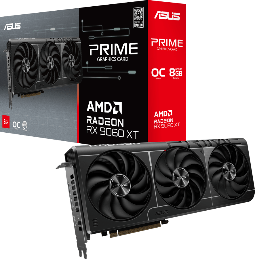 ASUS Radeon RX 9060 XT 8GB Prime OC