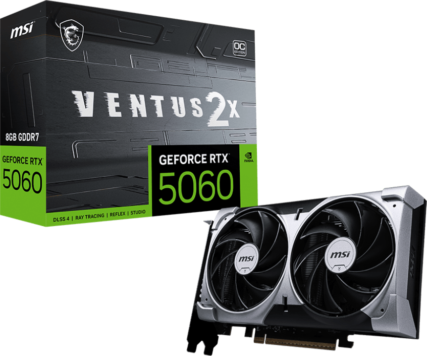 MSI GeForce 5060 8GB Ventus 2X OC