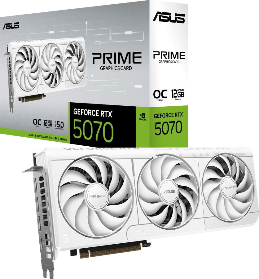 ASUS GeForce RTX 5070 12GB Prime White OC