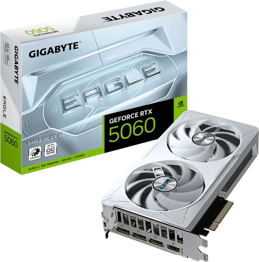 Gigabyte GeForce RTX 5060 8GB Eagle OC Ice