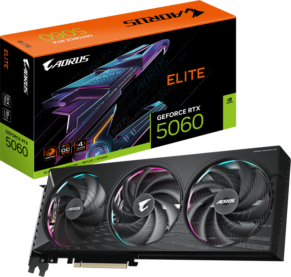 Gigabyte GeForce RTX 5060 8GB Aorus Elite
