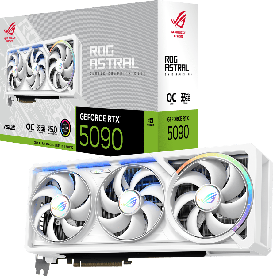 ASUS GeForce RTX 5090 32GB ROG Astral OC White
