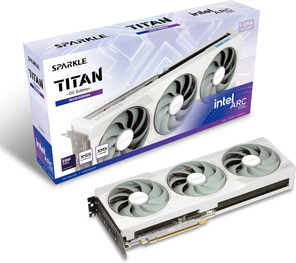 Sparkle ARC B580 12GB Titan Luna OC