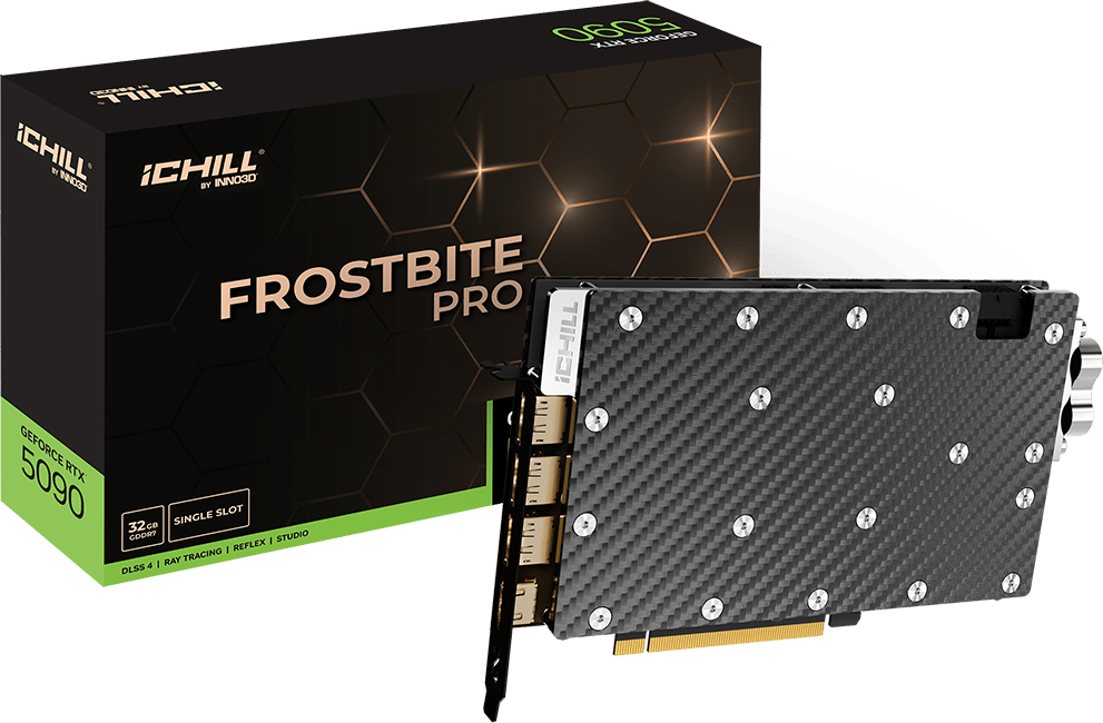 INNO3D GeForce RTX 5090 32GB iCHILL Frostbite Pro