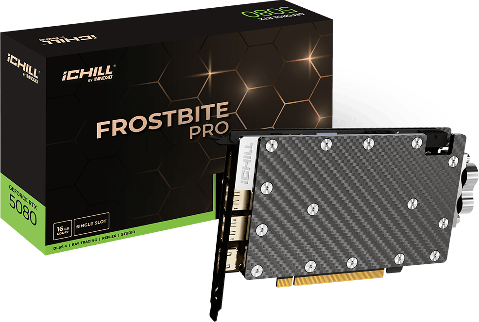 INNO3D GeForce RTX 5080 16GB iCHILL Frostbite Pro