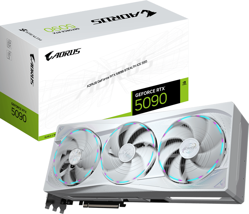 Gigabyte GeForce RTX 5090 32GB Aorus Stealth Ice