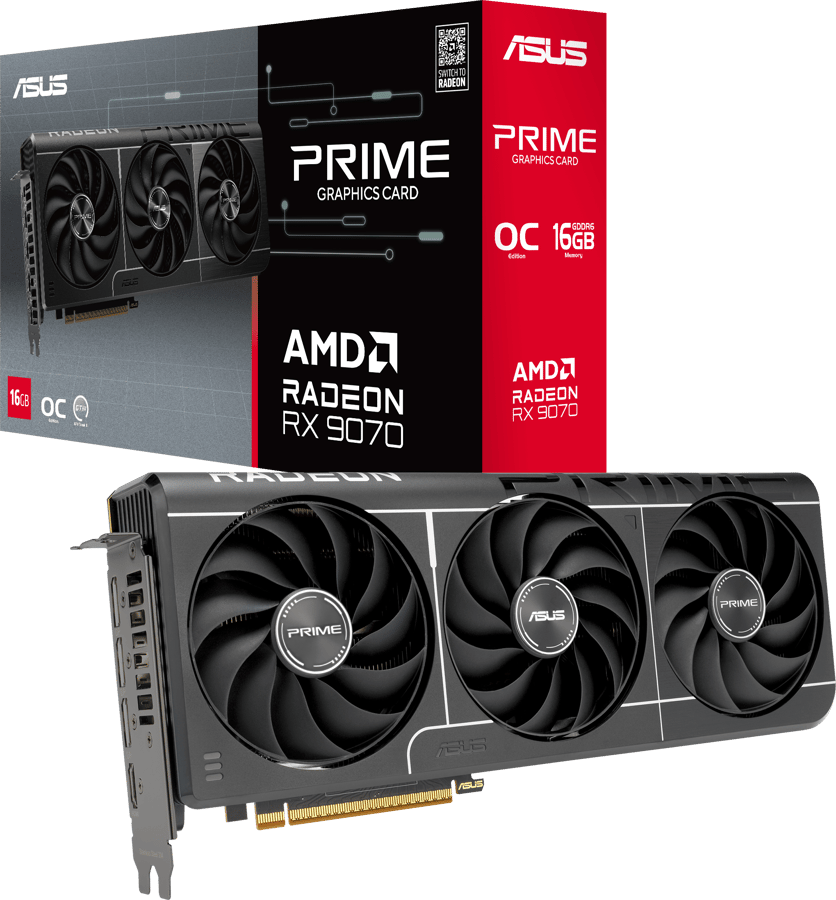 ASUS Radeon RX 9070 16GB Prime OC EVO - Inet.se