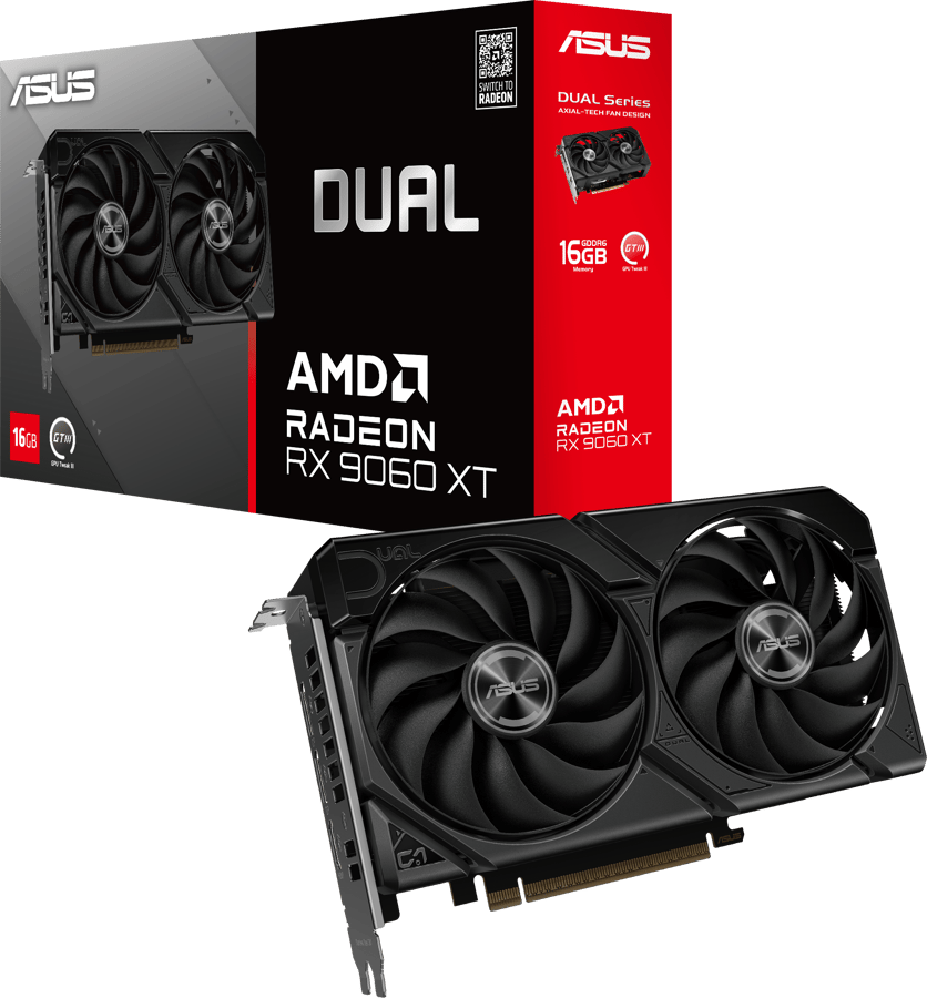 ASUS Radeon RX 9060 XT 16GB Dual