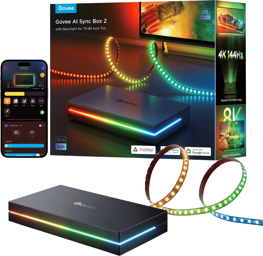 Govee AI Sync Box 2 75-85" TV