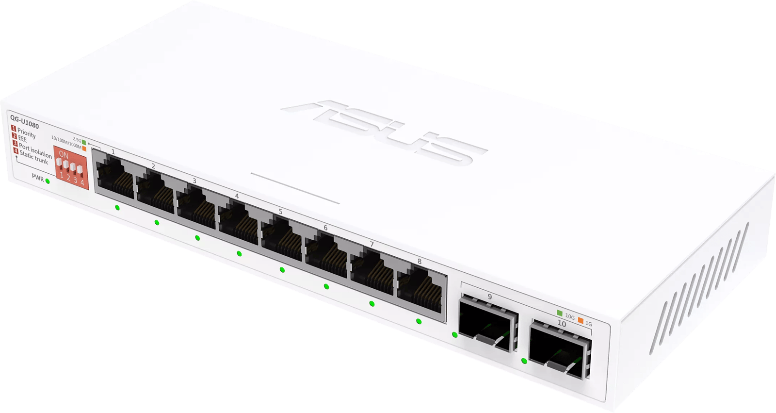 ASUS QG-U1080 2.5G+10G SFP 8+2p