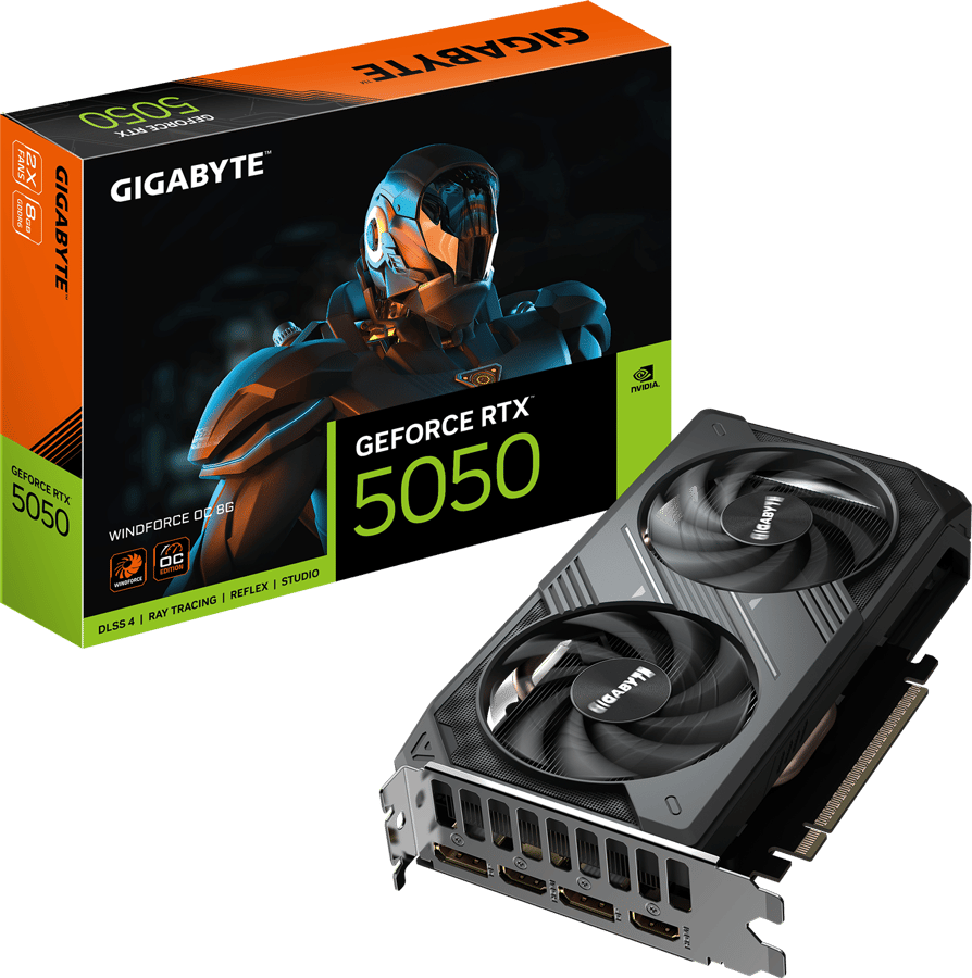 Gigabyte GeForce RTX 5050 8GB Windforce OC