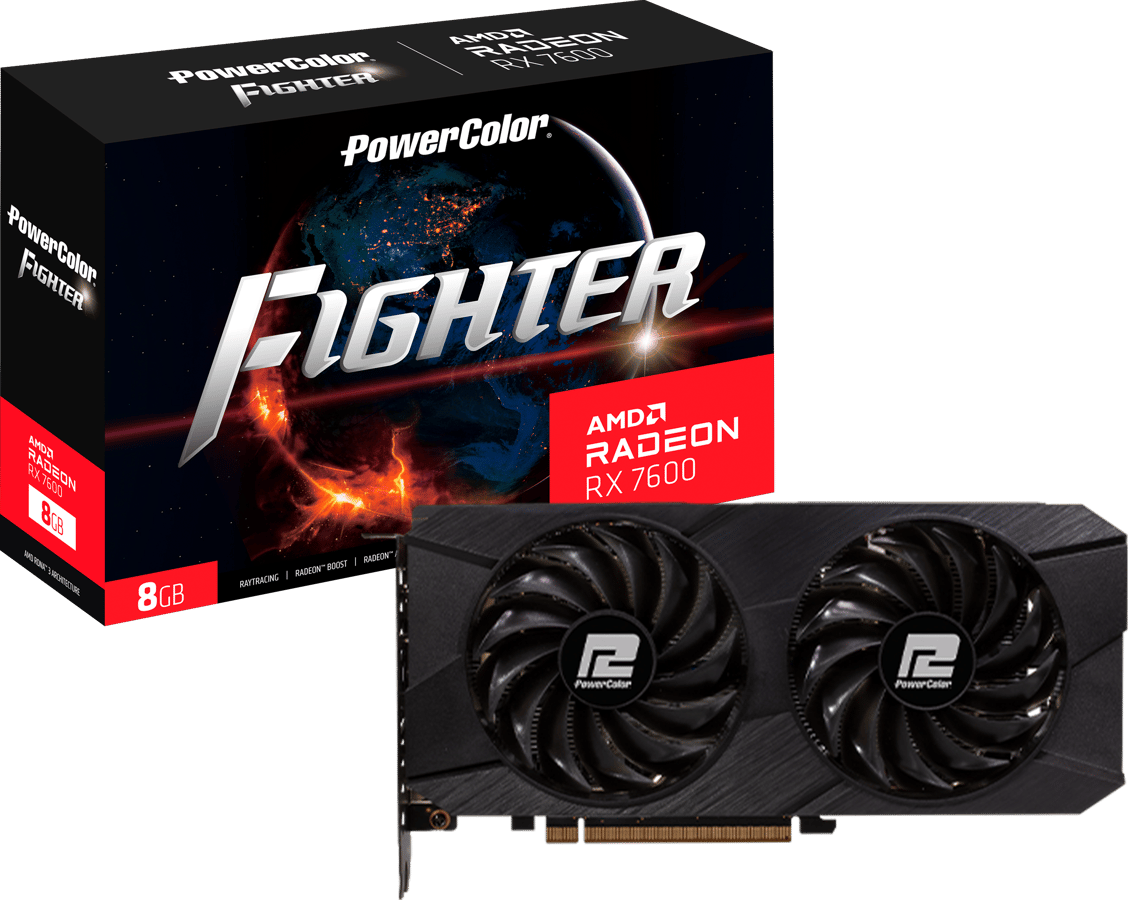 PowerColor Radeon RX 7600 8GB Fighter V2