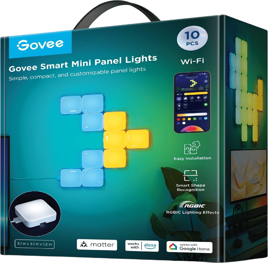 Govee Mini Panel Lights 10-pack