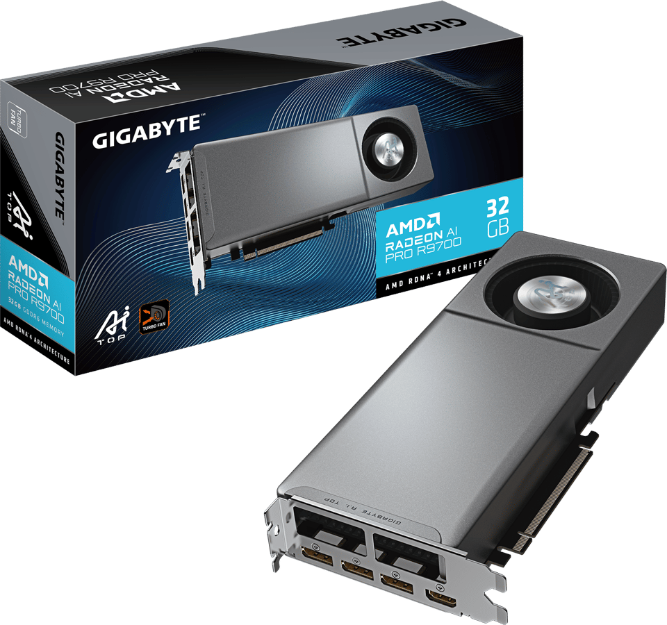 Gigabyte Radeon AI Pro R9700 32GB