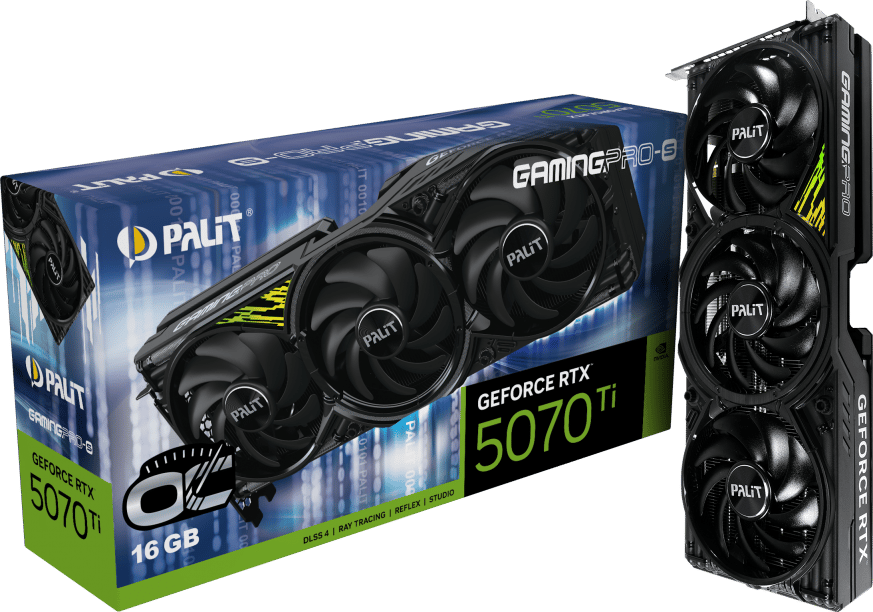 Palit GeForce RTX 5070 Ti 16GB GamingPro-S OC