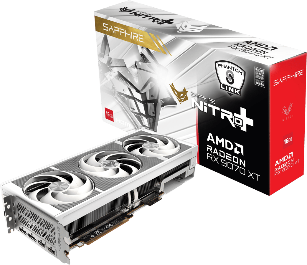 Sapphire Radeon RX 9070 XT Nitro+ PhantomLink Polar