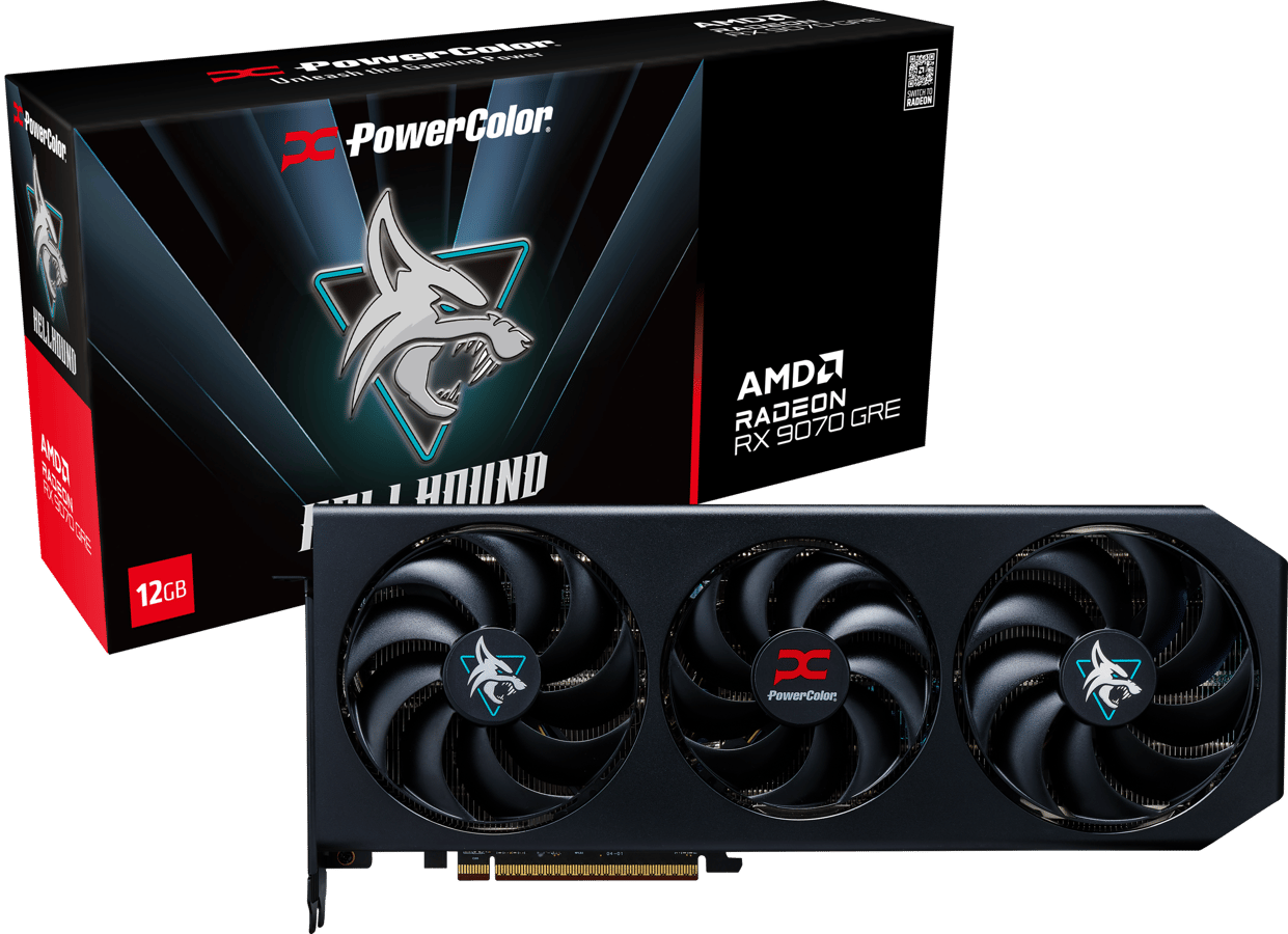 PowerColor Radeon RX 9070 GRE 12GB Hellhound