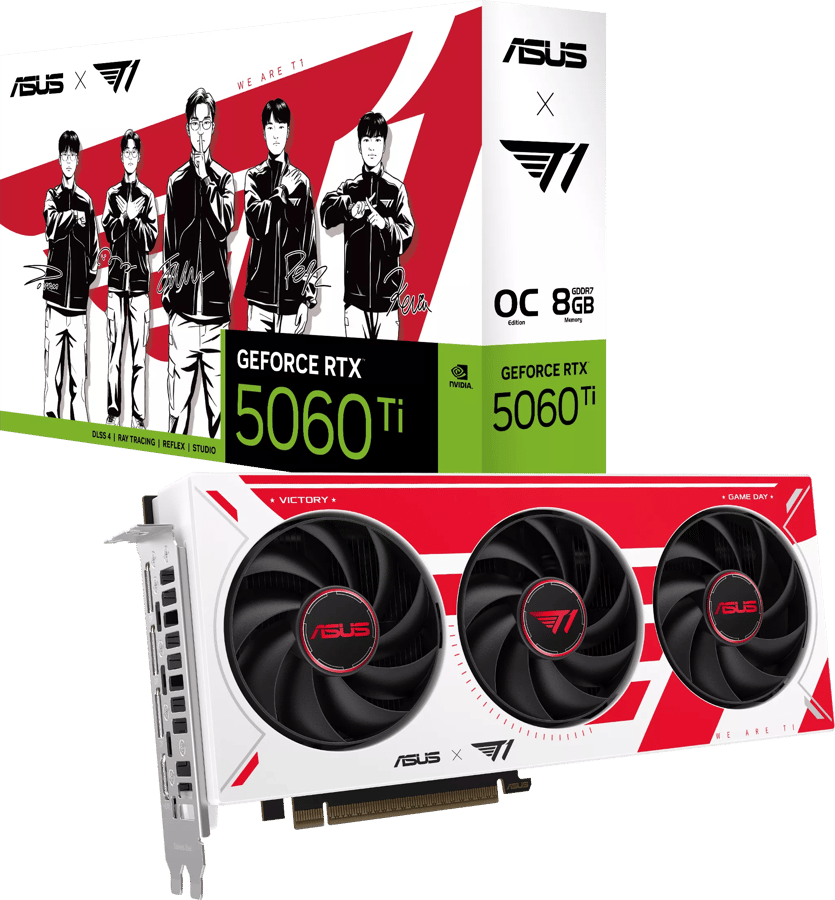 ASUS GeForce RTX 5060 Ti 8GB Gaming OC T1 Edition - Inet.se