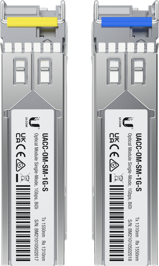 Ubiquiti 1G Bidirectional Single-Mode SFP Modul 2-pack