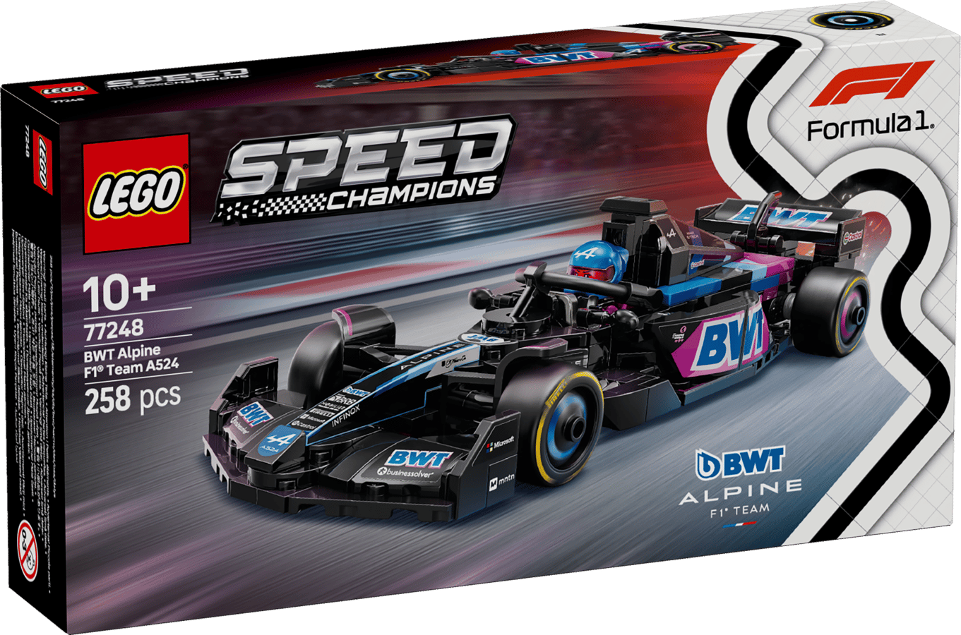 LEGO Speed Champions BWT Alpine F1 A524 77248