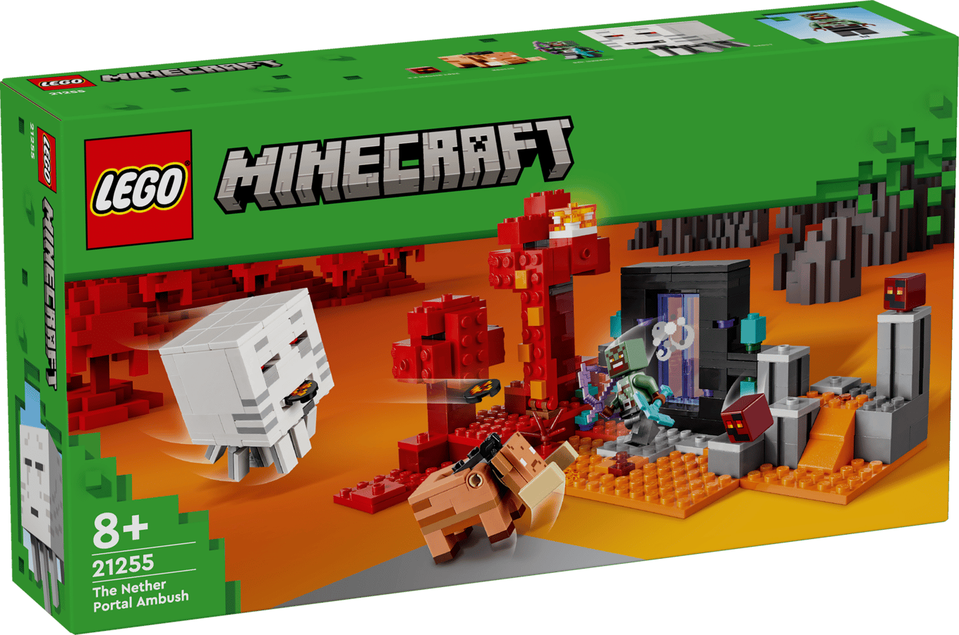 LEGO Minecraft Attack vid Nether-portalen 21255