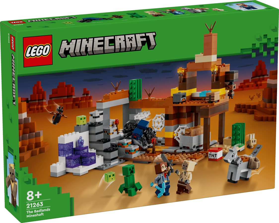 LEGO Minecraft Gruvschaktet i stenöknen 21263