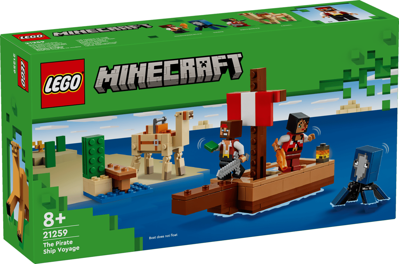 LEGO Minecraft Piratskeppsresan 21259