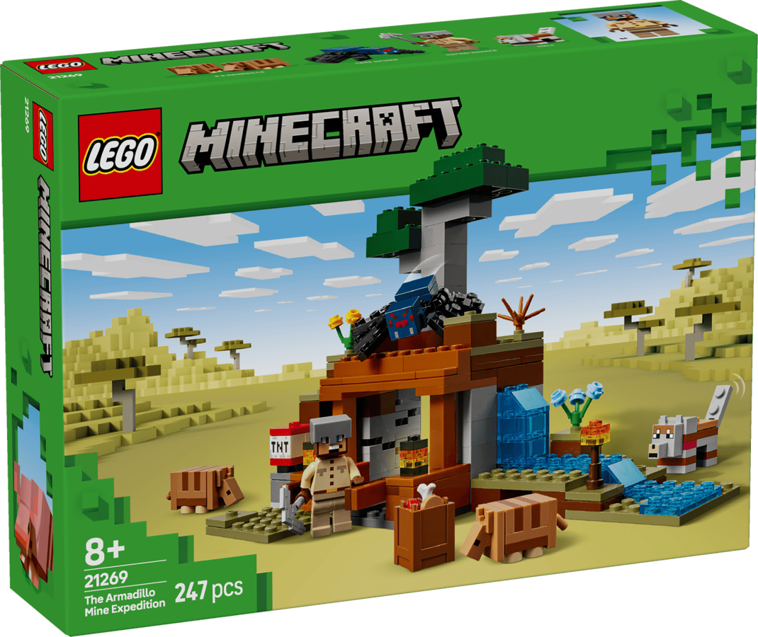 LEGO Minecraft Expeditionen till bältdjursgruvan 21269