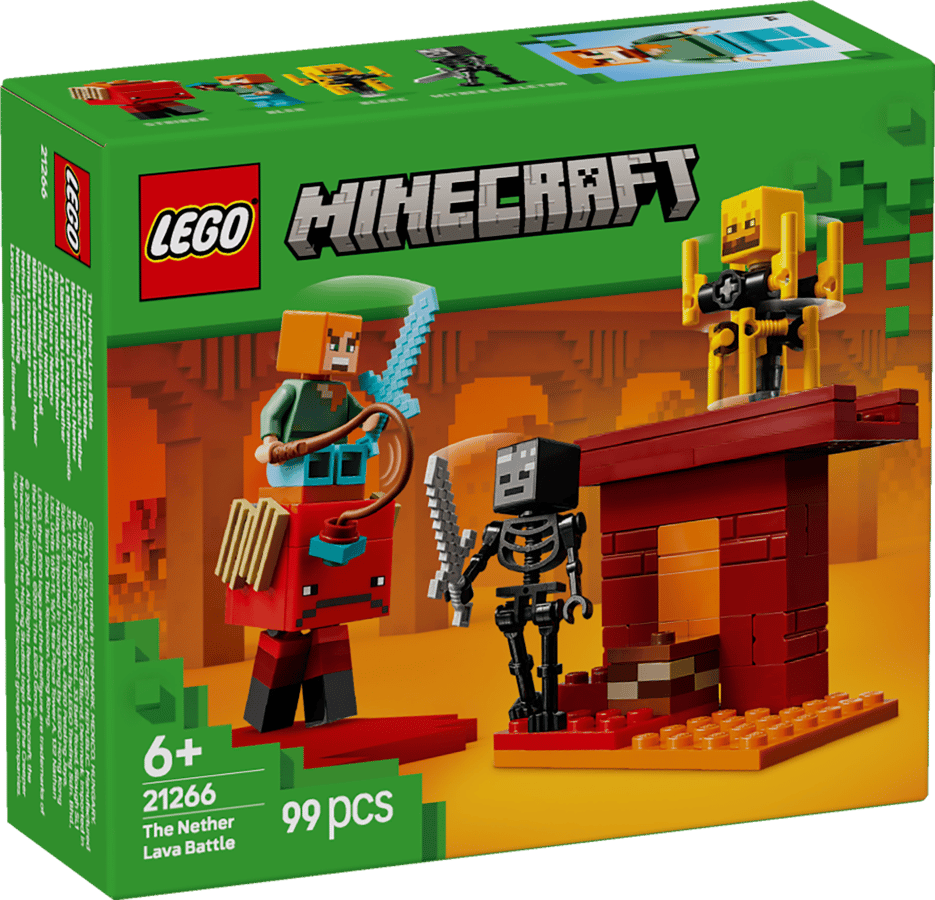 LEGO Minecraft Lavastriden i Nether 21266