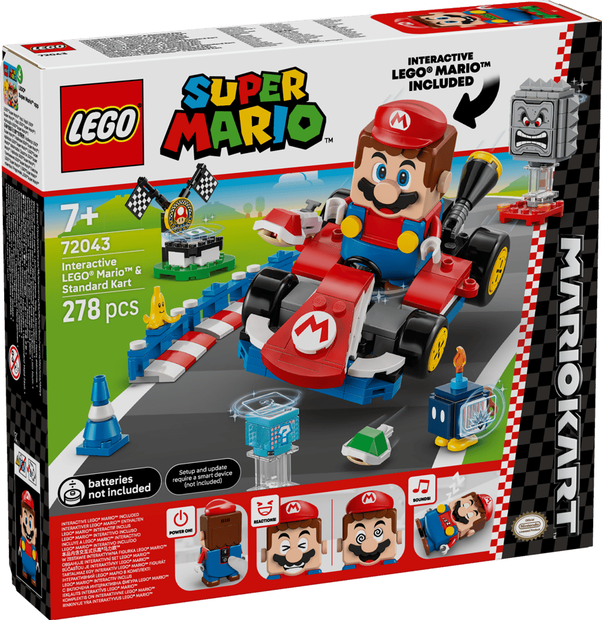LEGO Mario Kart Interaktiv Mario & Standard kart 72043